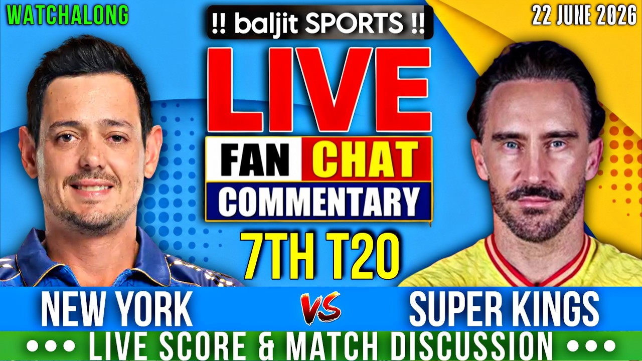 🔴 TSK vs MINY | Texas Super Kings vs MI New York | 7th T20 | Live Score & Fan Commentary