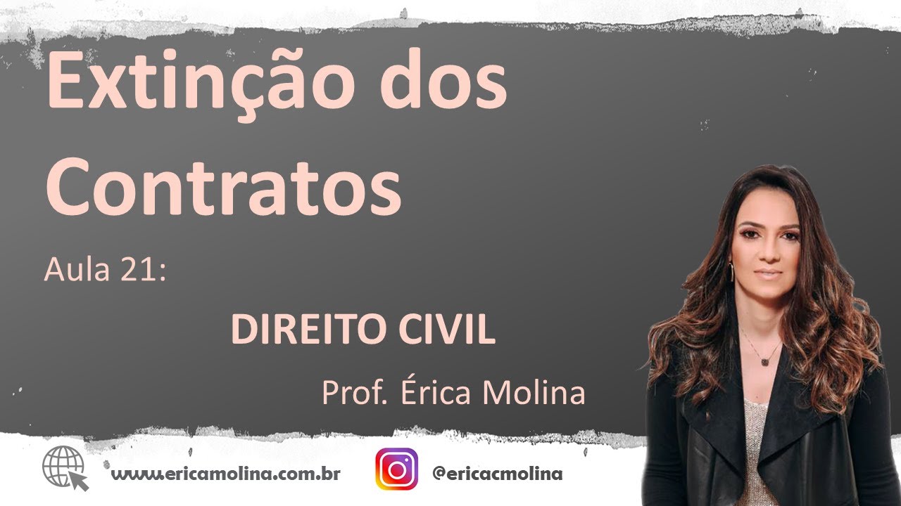AULA 21 - DA EXTINÇÃO DO CONTRATO