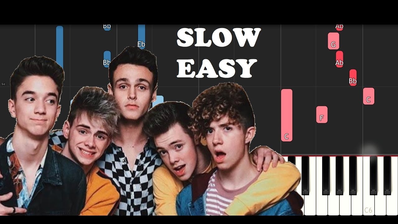 Why Don't We - In Too Deep (SLOW EASY PIANO TUTORIAL)