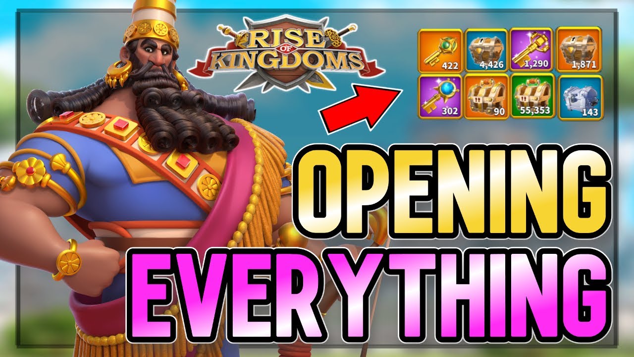 Opening EVERYTHING on my Ranged Account! | Rise of Kingdoms