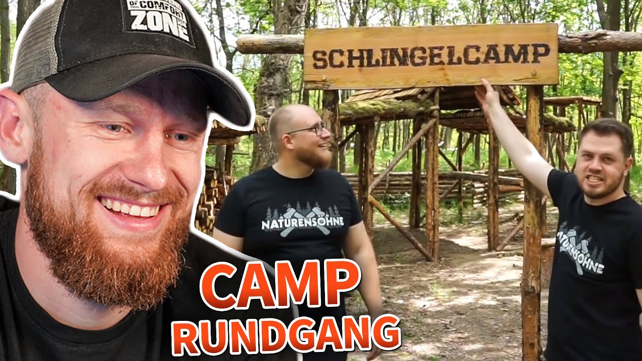 BUSHCRAFT Camp der Naturens&ouml;hne RUNDGANG 🌲 - Outdoor Lagerbau | Fritz Meinecke Highlights