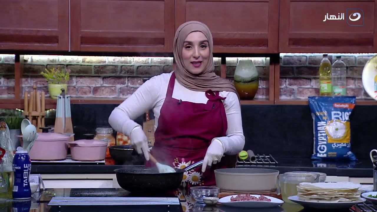 أكلة بيتي | 1 رمضان 2025 - بط محمر ورقاق باللحمة المفرومة