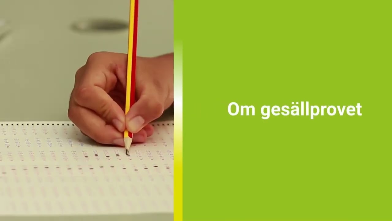Ges&auml;llprov m&aring;lare