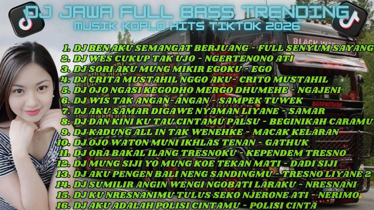 DJ Jawa Full Bass Trending Musik Koplo Hits TikTok 2026