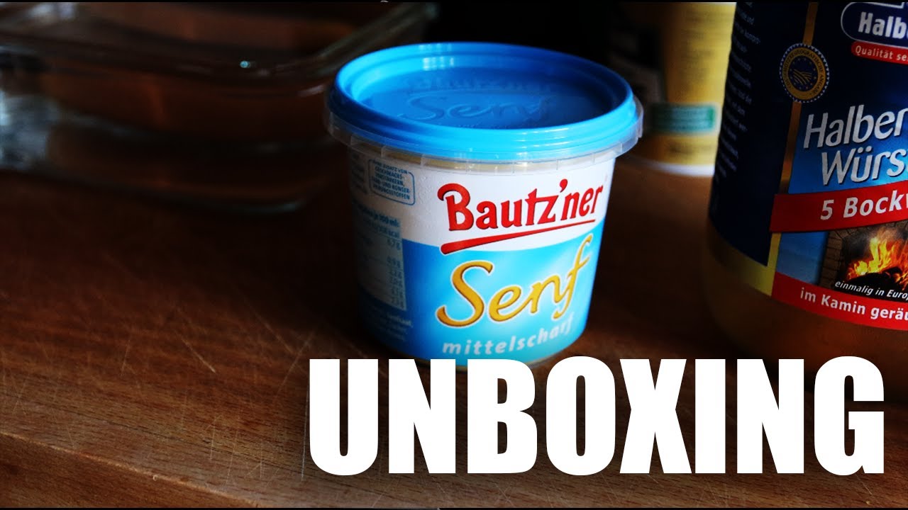 UNBOXING ''Spezial'' Bautzner Senf Mittelscharf VS. Born Senf Mittelscharf DAS DUELL! - Deutsch
