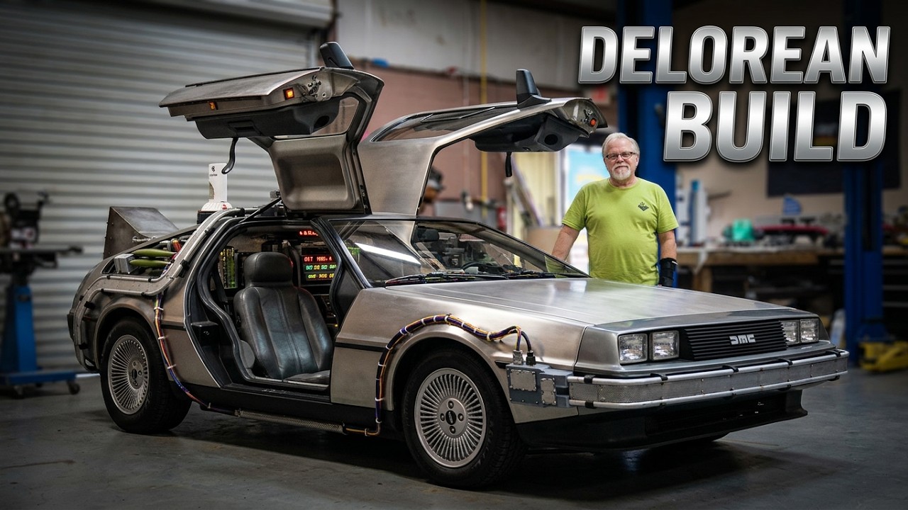 Back to the Future Delorean Replica build 2024 #delorean #bttf #movies