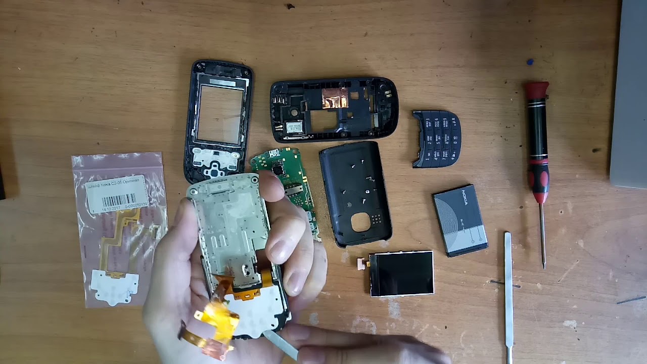 Nokia C2-05 замена шлейфа