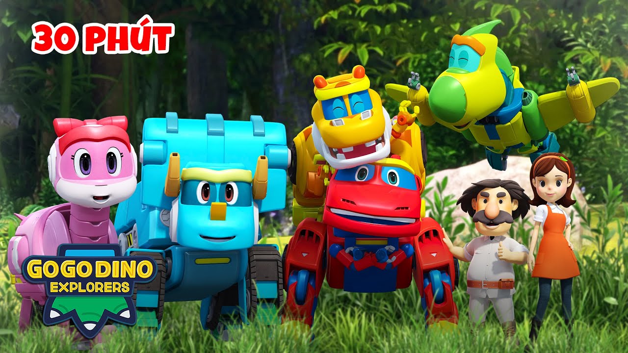 Gia Đình Vui Vẻ Bên Nhau! ❤️ | GOGO DINO Tiếng Việt | Tuyển tập|Cuộc phiêu lưu khủng long