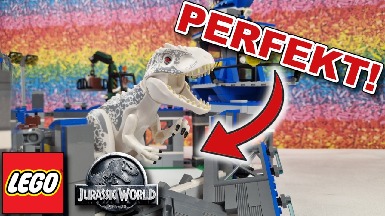 Das BESTE Lego JURASSIC WORLD Set! | 75919 Indominus Rex Breakout Review