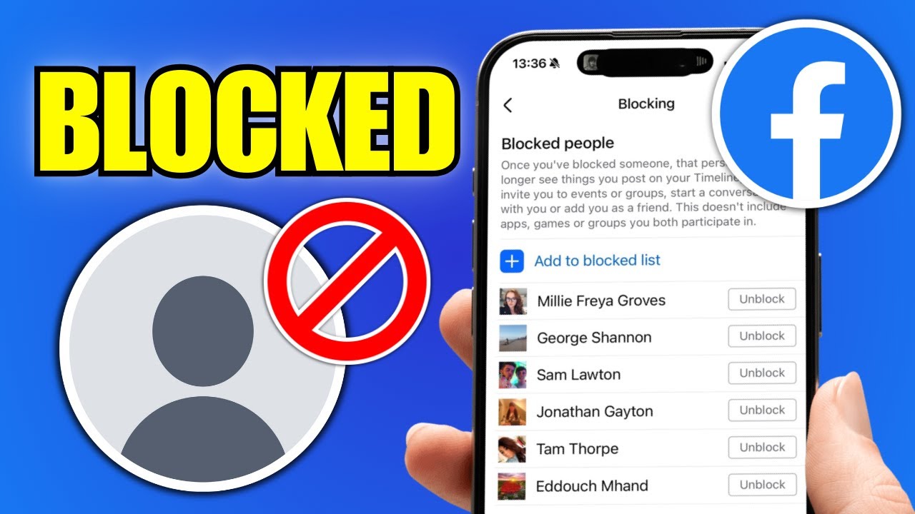 How To See Facebook Blocked List (Mobile)