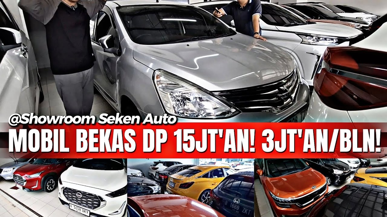 MENUMPUK! KONDISI RAPIH‼️ Mobil bekas seken auto DP 15jt! Ang mulai 3jt'an murah2 aja nih!