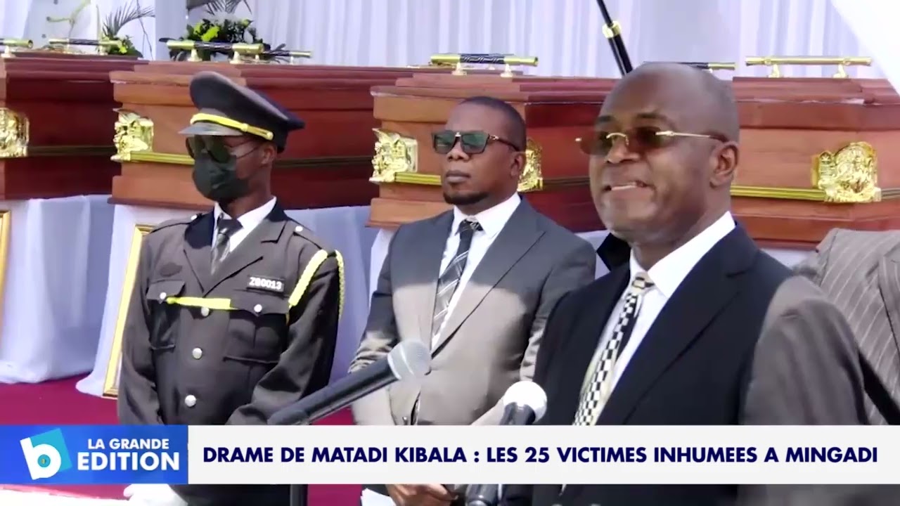 Drame de Matadi Kibala: Les 25 victimes inhumées à Mingadi