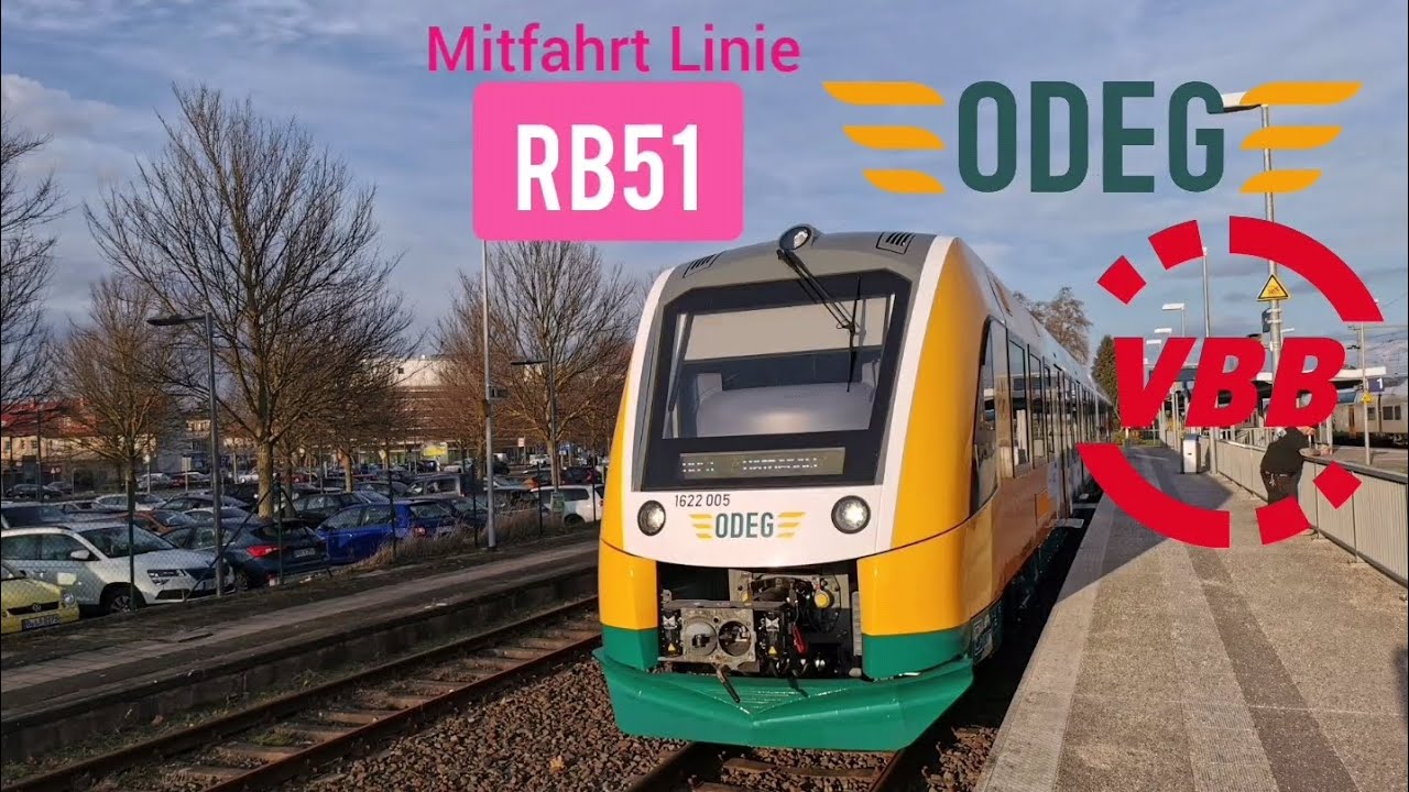 Komplette Mitfahrt im neuen Alstom Coradia LINT 54 der ODEG von Brandenburg Hbf bis Rathenow RB51