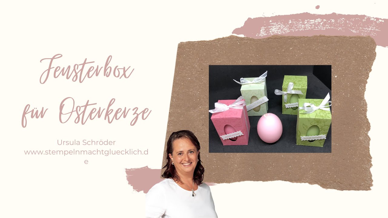 Fensterbox für Osterkerze - Stampin' Up!