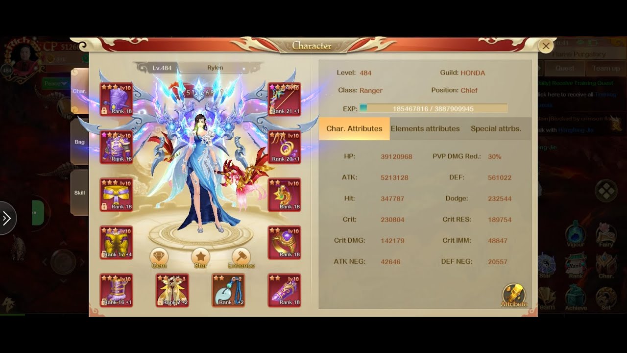 Mystic Fox Enigma Level 485-600 | Boss Cave | Exp Points