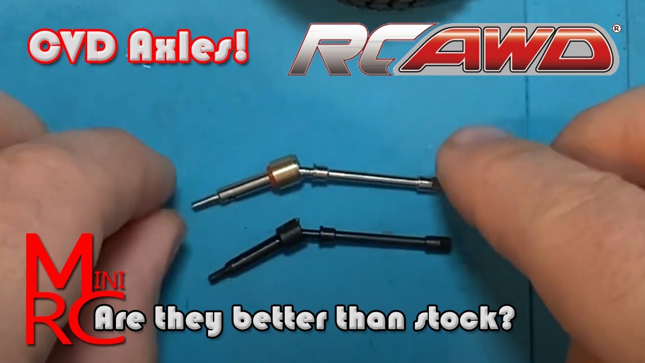SCX24 - Deep Dive into the RCAWD CVD Axles. Are they actually better than stock?