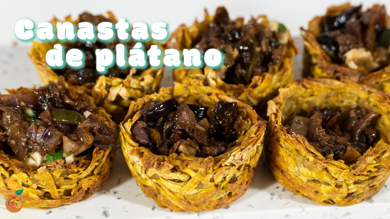Canastas de plátano || Sin gluten ni lactosa 💚