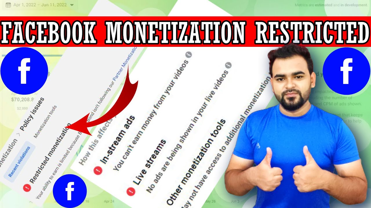 Mera Facebook Monetization Restricted Ho Gaya😭 | Restricted Monetization Facebook Page | Facebook