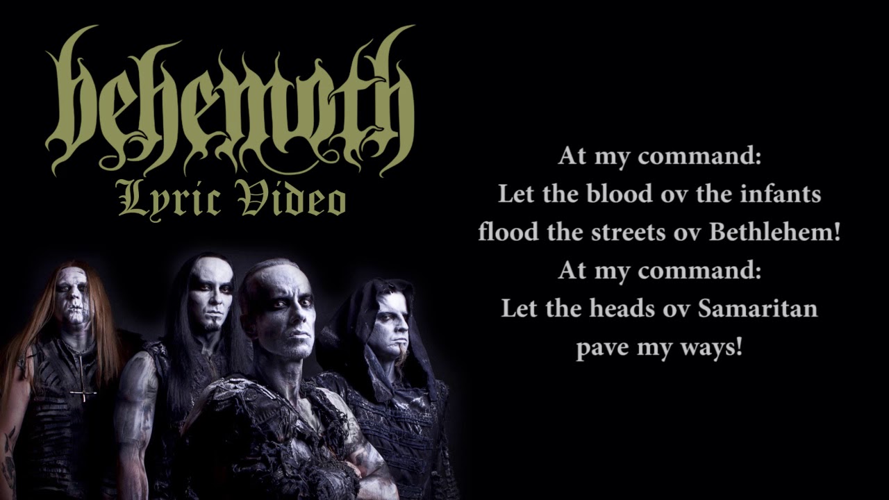 Behemoth - Shemhamforash (LYRICS / LYRIC VIDEO)