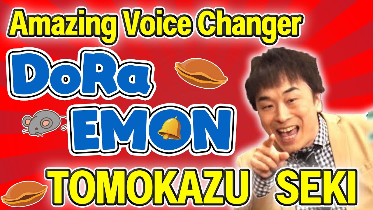 【Doraemon VOICE ACTOR】Amazing voice changer!