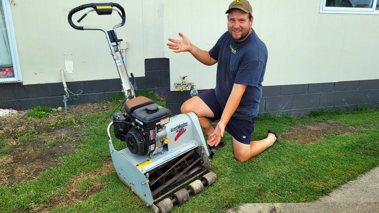 I Got A Real Reel Mower! LawnMaster 400