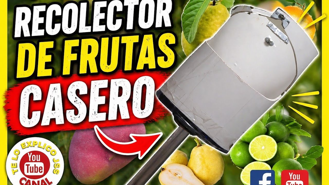 Cómo fabricar un recolector de frutas casero
