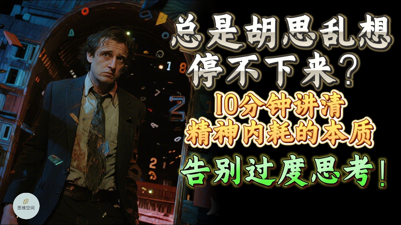 总是胡思乱想停不下来？10分钟讲清精神内耗的本质，告别过度思考！  |  思维空间 0505 |  2026