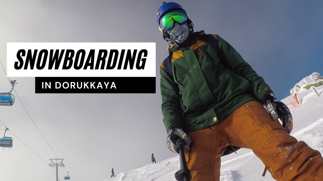 Snowboarding in Turkey (Dorukkaya, Bolu) GoPro