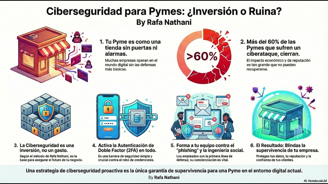 🔐 Ciberseguridad para Pymes: ¿Inversión o Ruina?