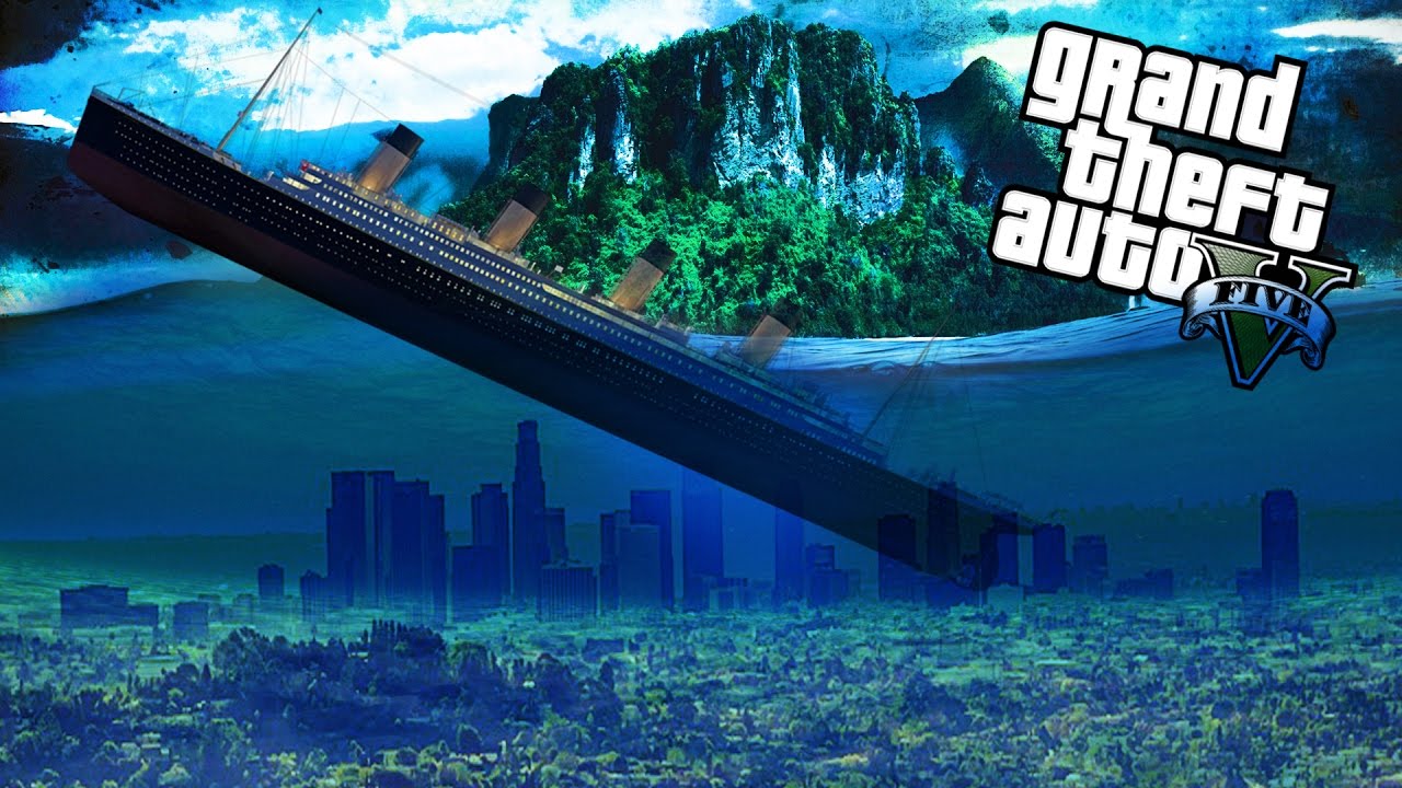 AFFONDARE INSIEME AL TITANIC SOTTO LOS SANTOS TRASFORMATA IN ATLANTIDE - GTA 5 MOD ITA - Wolf89xx