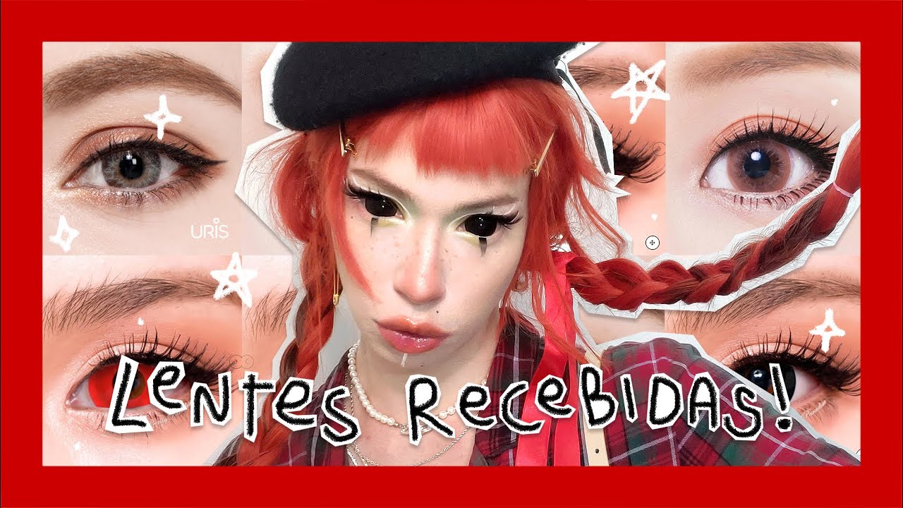TESTANDO AS LENTES MAIS ABSURDAS QUE JÁ VI ☆ Recebidos Pinky Paradise!