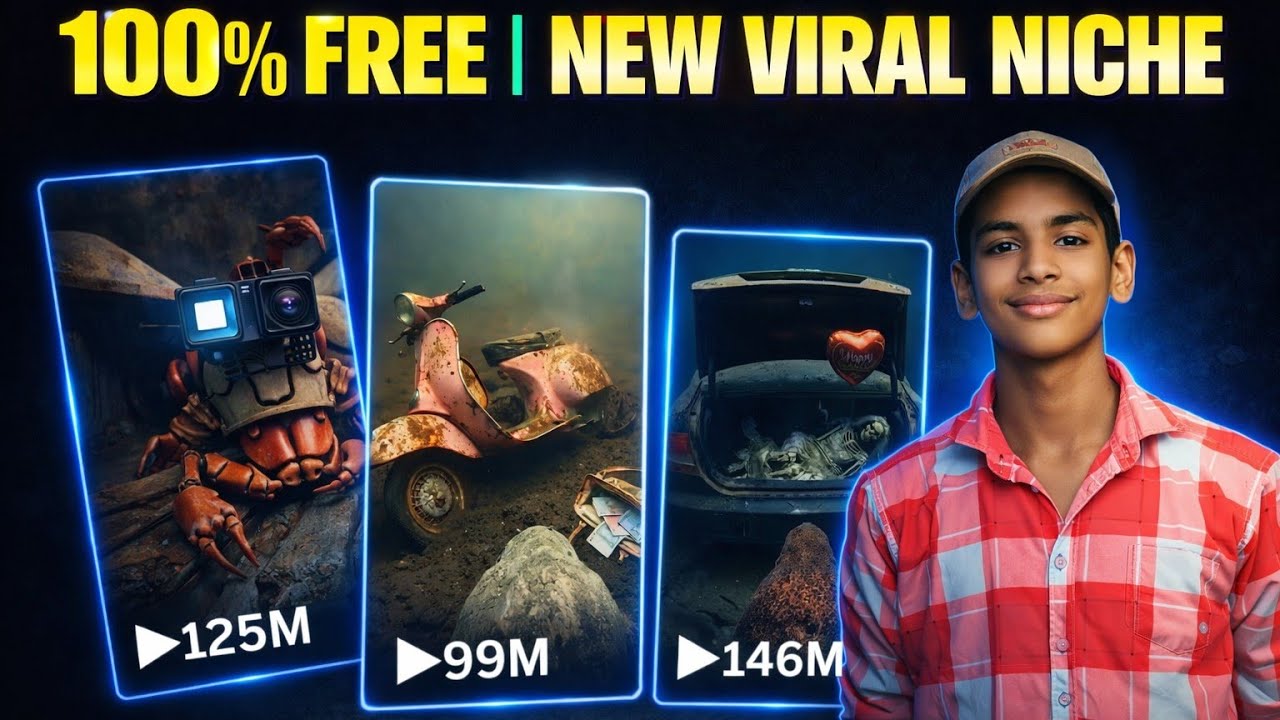 I Found a New AI Niche Getting 70M+ Views | Viral AI Niche for YouTube Automation | AI Content 