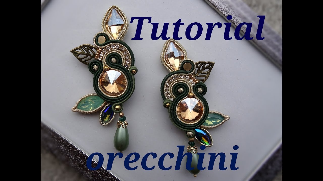 Tutorial orecchini soutache - I parte -collaborazione Beebeecraft