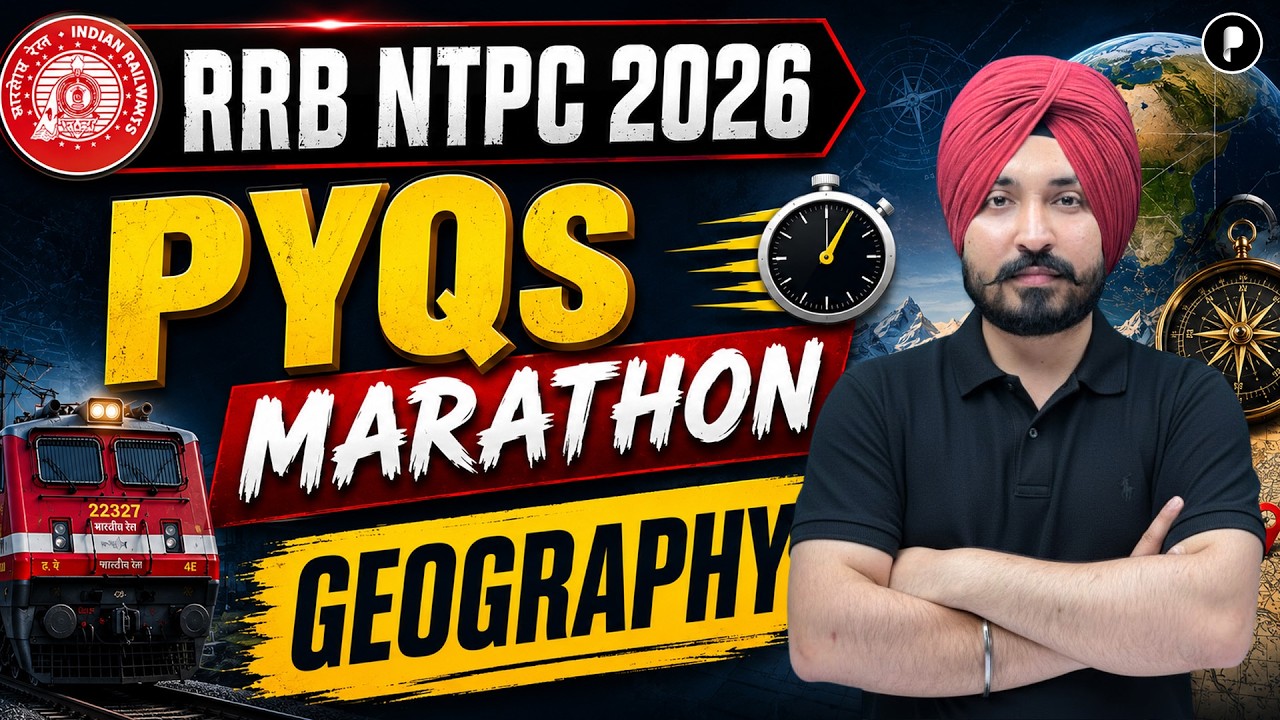 RRB NTPC Geography PYQs (2021-2025) | Last 5 Years Questions for RRB NTPC 2026