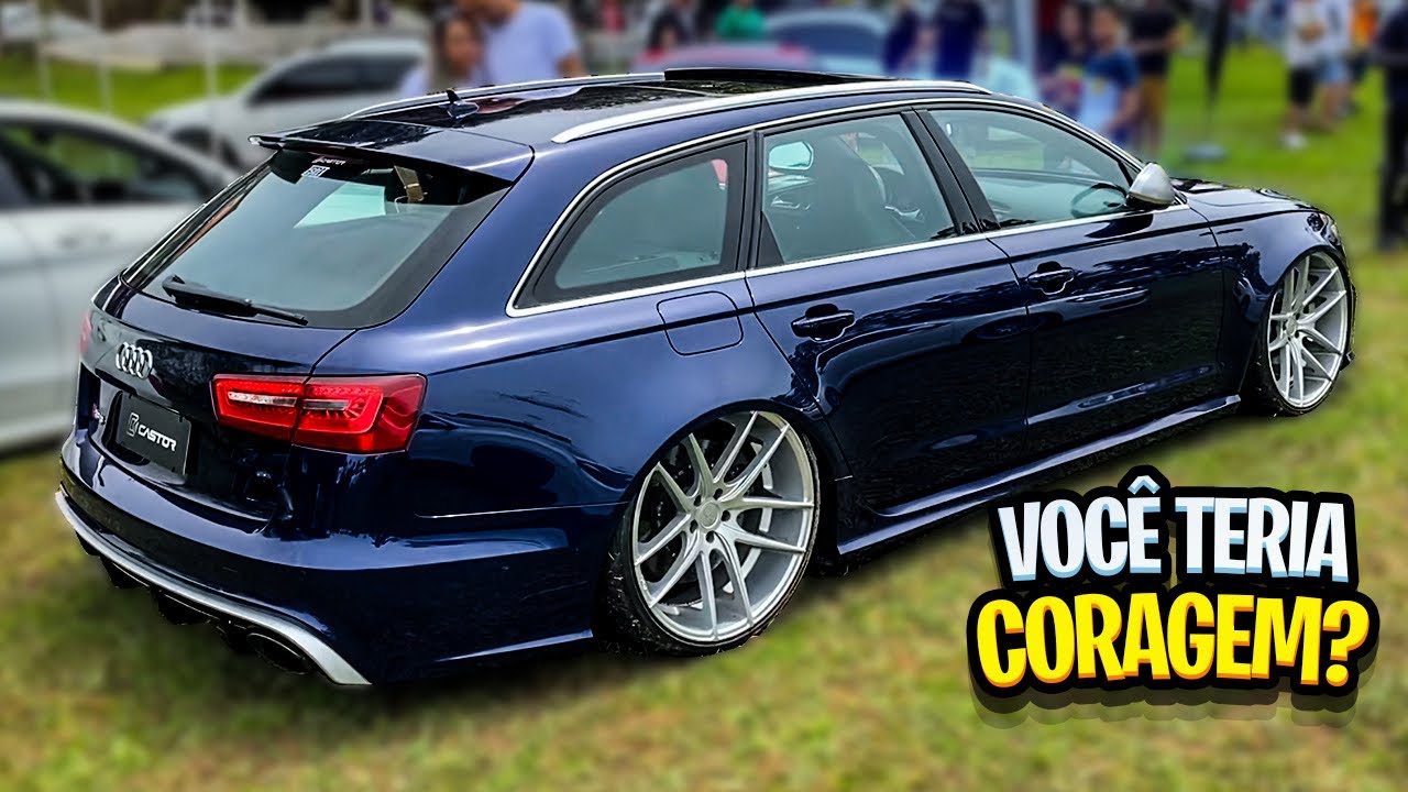 ENCONTREI A PRIMEIRA AUDI RS6 COM SUSPENSÃO A AR DO BRASIL