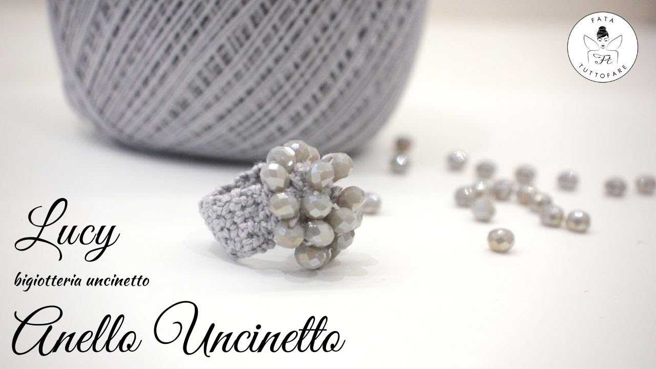 TUTORIAL: Anello All'uncinetto Lucy 🤍lafatatuttofare🤍