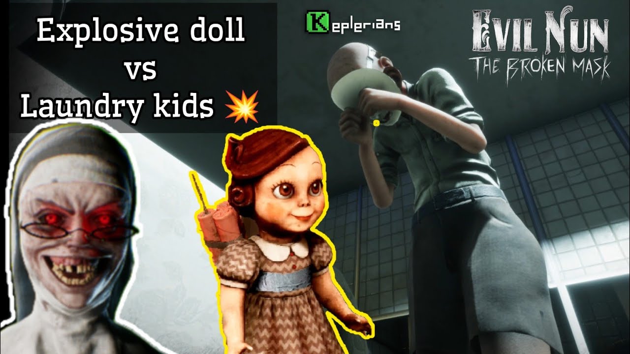 Can we kill the laundry kids in Evil Nun The Broken Mask ?