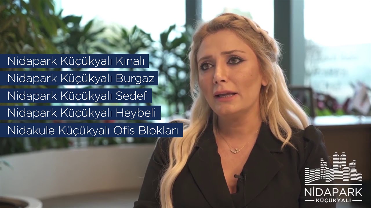 Tahincioğlu Gayrimenkul Satış Direktörü Seda Hatip Nidapark Küçükyalı Projemizi Anlatıyor