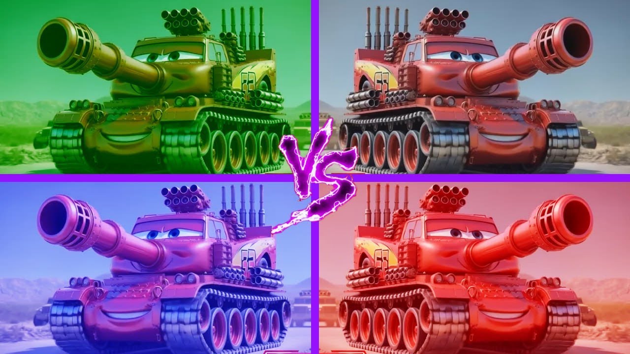 🚜😱🥶MCQUEEN TANK MONSTER🎶 Coffin Dance Song
