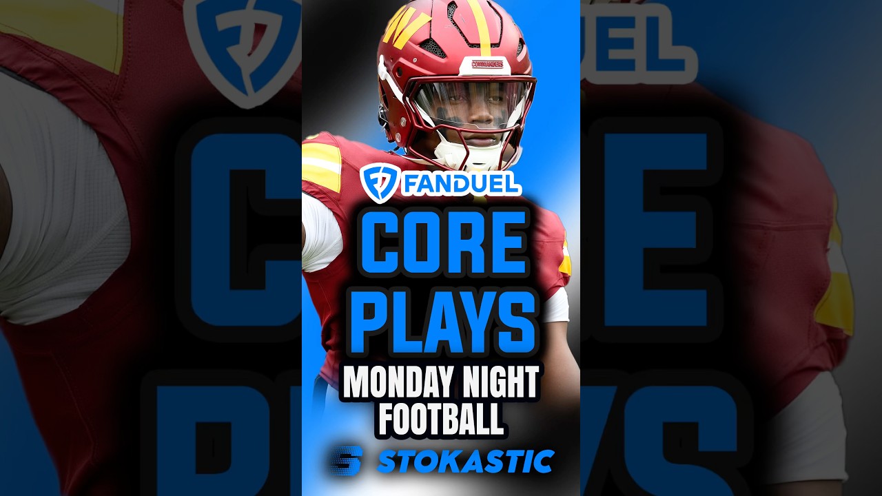 FanDuel NFL DFS Core Plays Monday Night Football, 10/27/25 | NFL DFS Picks Week 9