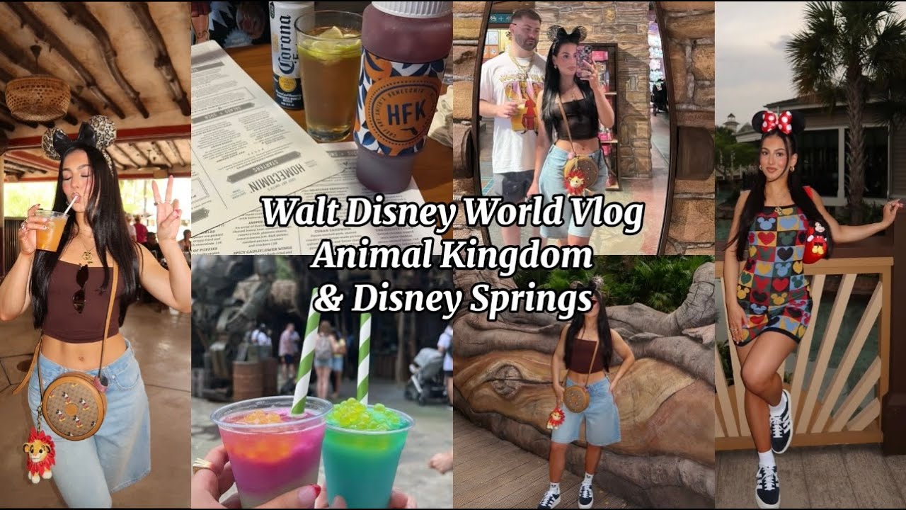 DISNEY WORLD VLOG✨ Animal Kingdom & Disney Springs