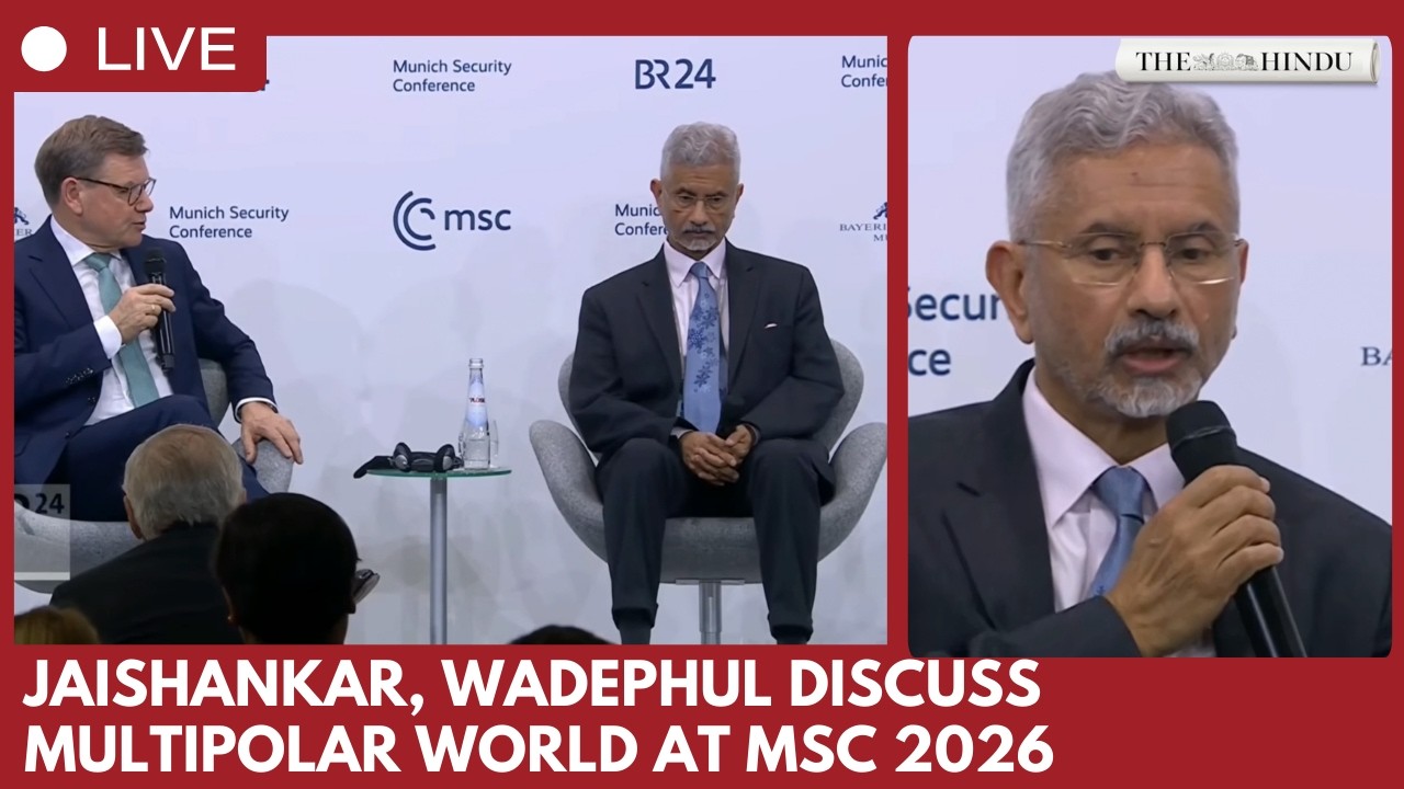 EAM S. Jaishankar at the Munich Security Conference (MSC) 2026