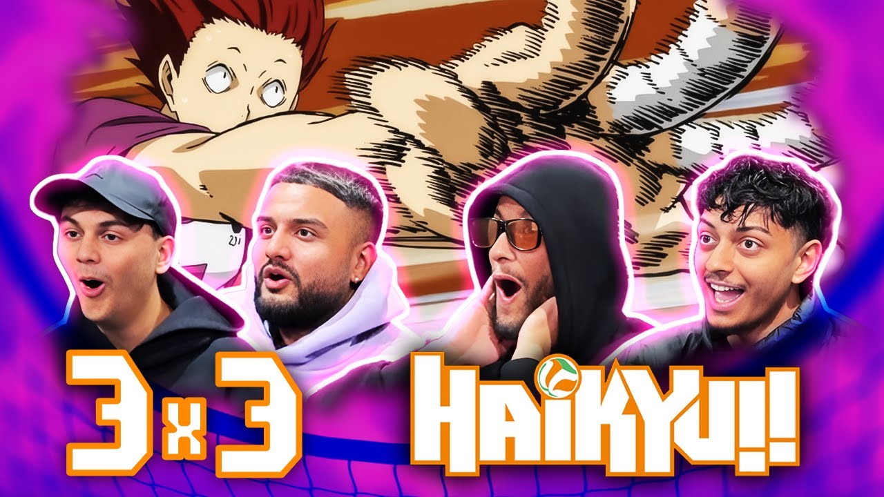 TENDO IS A DEMON!! 👿 | BROTHERS watch Haikyuu!! 3x3 