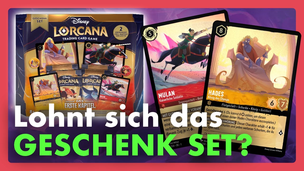 Disney Lorcana Unboxing - Das BESTE Geschenk Set Opening?!