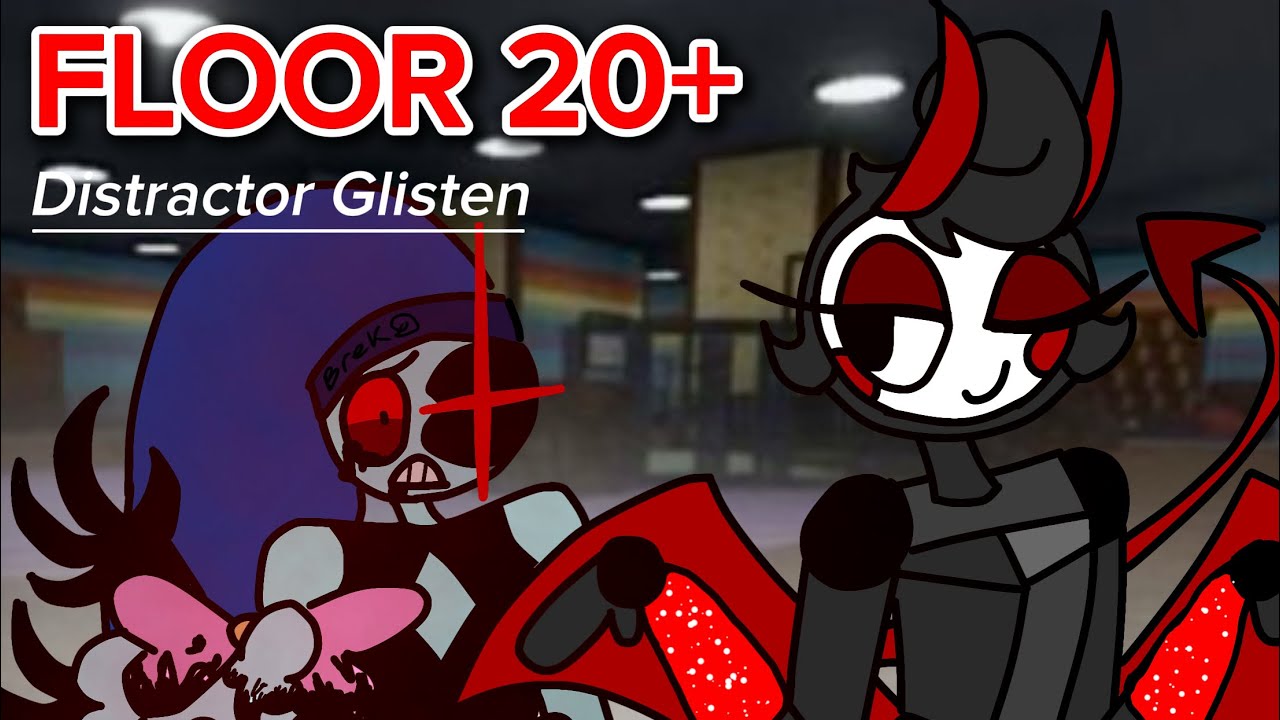 Distracting as Glisten [Floor 20+] | #dandysworld #roblox #gameplay 