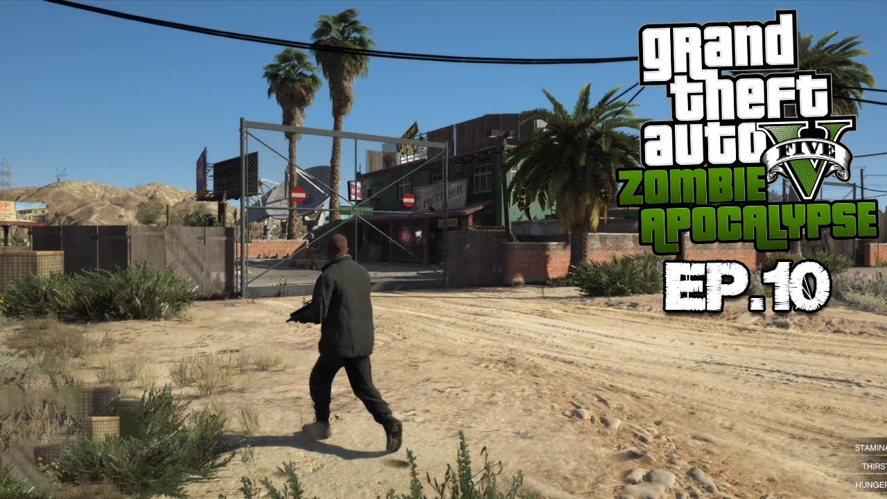 Surviving A Zombie Apocalypse In GTA 5 - ep.10 (Finishing The Ultimate Bar Base For Now)