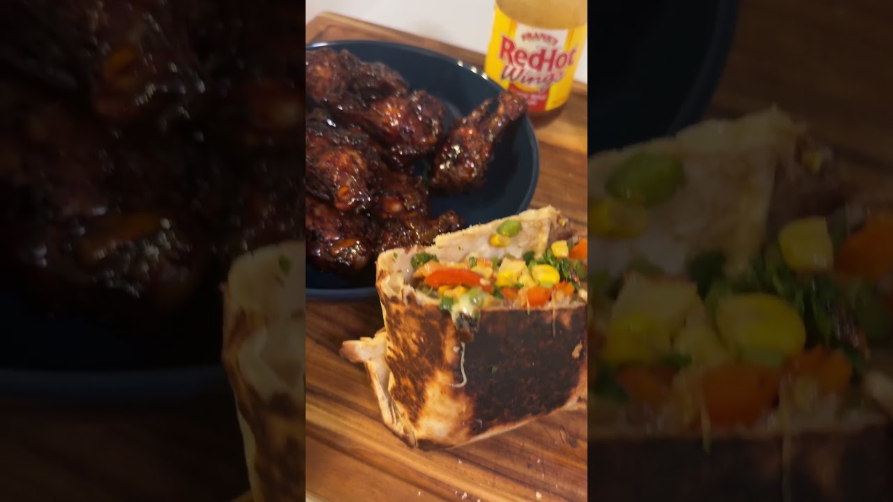 Shredded beef burrito 