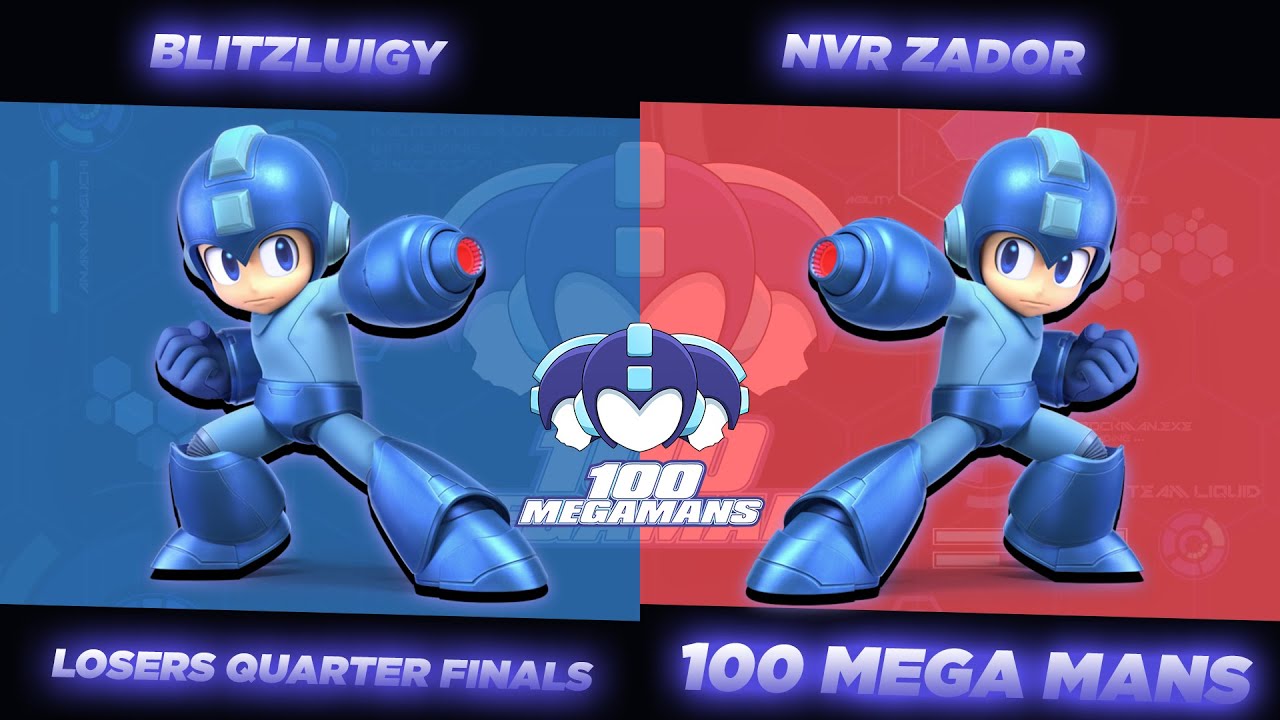 BlitzLuigi vs NVR Zador \\ Losers Quarter Final \\ 100 Mega Mans \\ SSBU