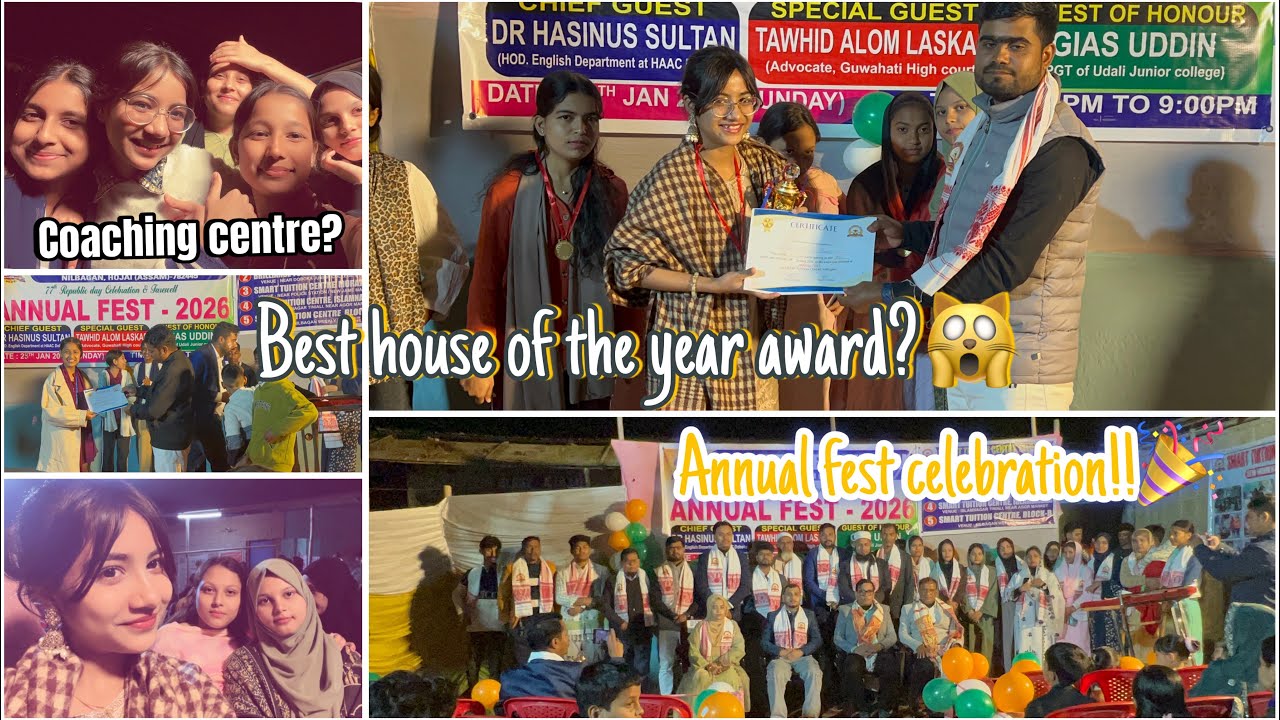 Annual fest celebration in my coaching centre!