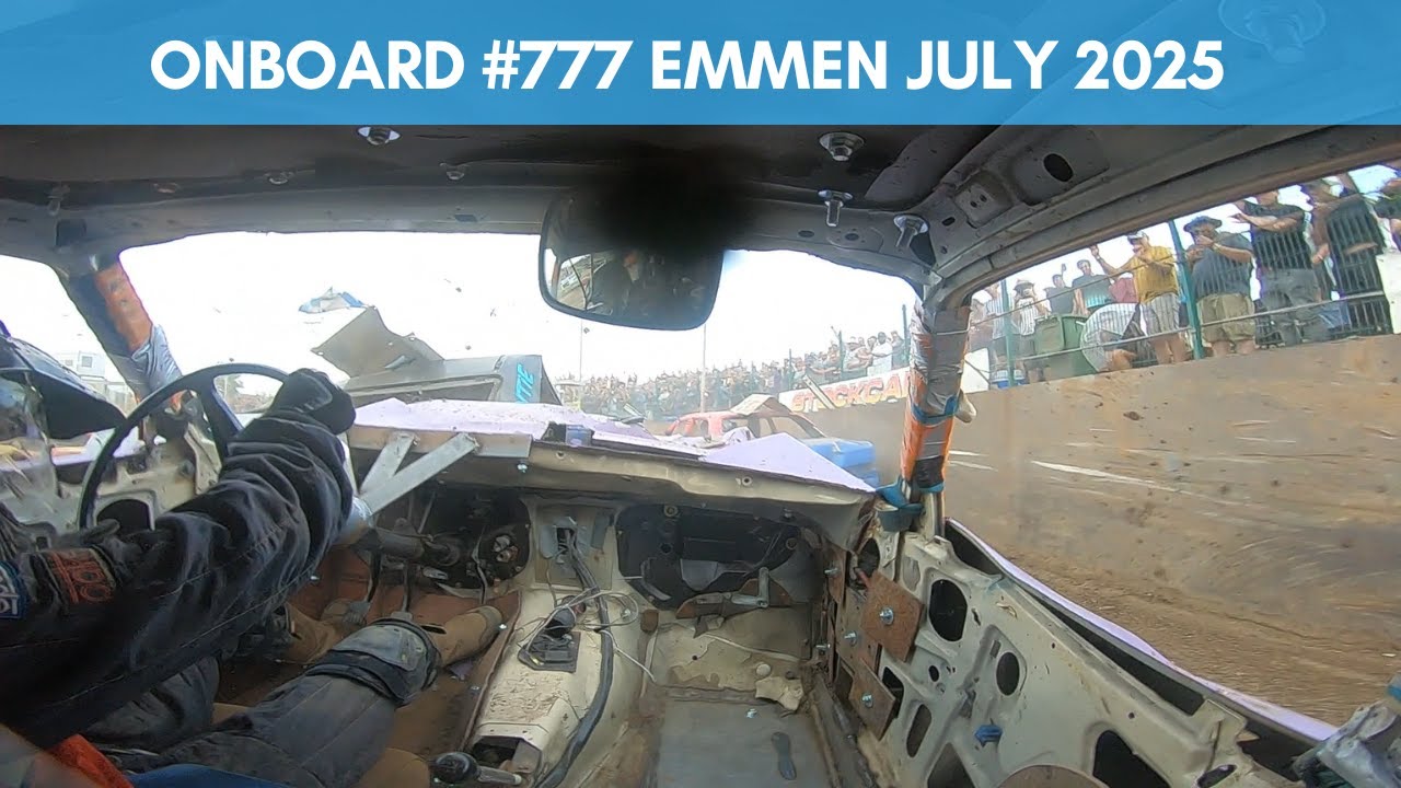 Onboard #777 Arian Vorkink - Teamrace Unlimited Bangers Speedway Emmen 12-7-2025